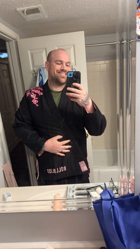Customer photo review of Geisha Inspired BJJ Gi Black