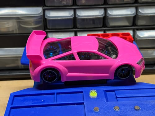 Customer photo review of Special Edition Silver Horse Purple Racing 2WD “JUD” Rear 11mm and 14mm Threaded Carbon-Fiber Reinforced EVO Wheels
