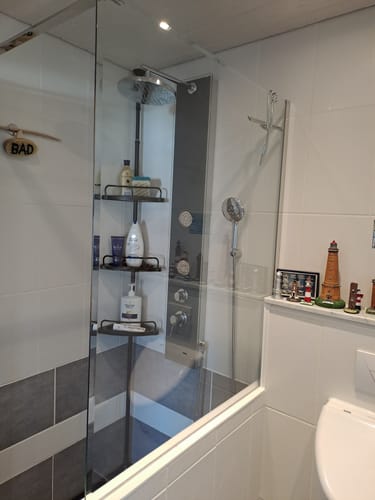 Customer photo review of BIJON Glasplatte Tisch ESG Sicherheitsglas Rechteck - Für Esstisch, Couchtisch, Gartentisch, Schreibtisch, Bodenplatte, Funkenschutz, Kaminschutz