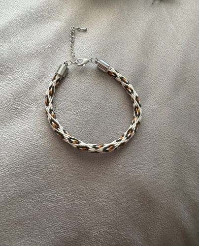 Customer photo review of PDF Download Kumihimo Bracelets