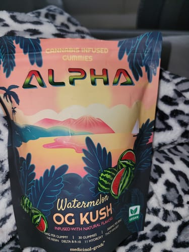 Customer photo review of THC Gummies Watermelon 30 Pack 3600mg