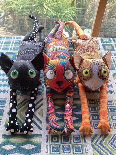 Customer photo review of Patchwork Kitty PDF Pattern