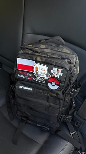 Customer photo review of Mochila Táctica 25L All in Negro Camuflaje