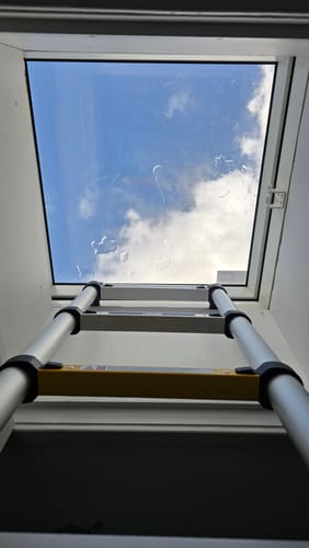 Customer photo review of Telescopic Ladder 3.27m – Limited Edition with Smart Safety Features