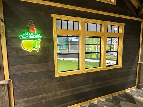 Customer photo review of Masters Tournament Golf Logo Neon Signs Light