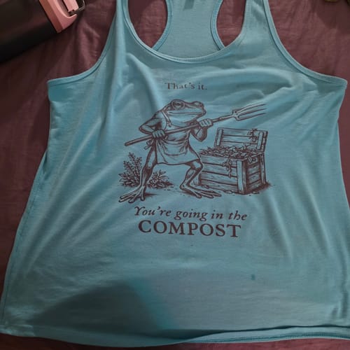 Customer photo review of Going in the Compost Tank