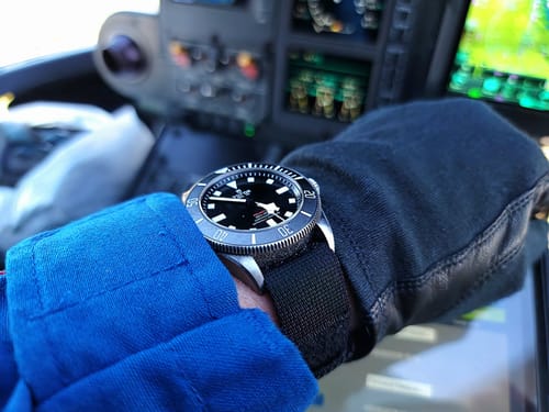 Customer photo review of Glomar Explorer - Hook And Loop Watch Strap