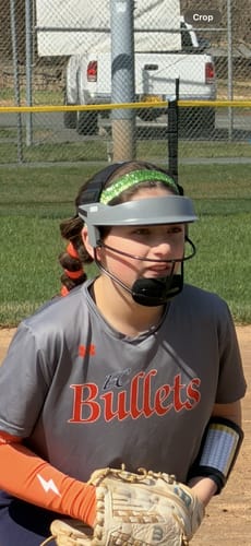 Customer photo review of NEO Softball Fielder's Mask