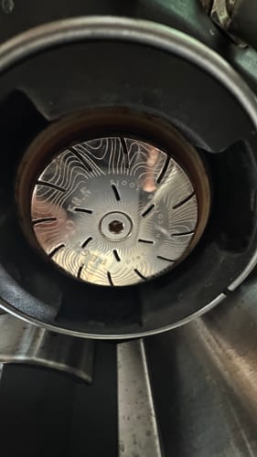 Customer photo review of High Diffusion Espresso Shower Screen - Breville