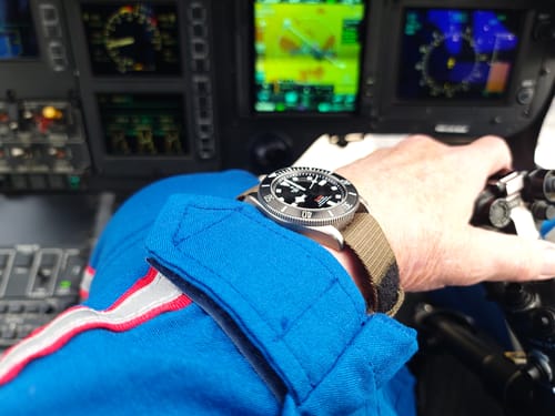 Customer photo review of Glomar Explorer - Hook And Loop Watch Strap