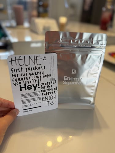 Customer photo review of 13 Energy Squares.