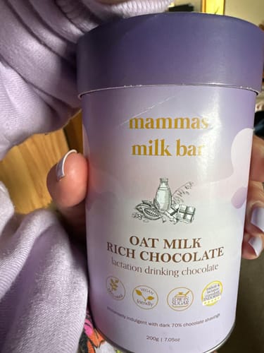 Customer photo review of *NEW* Lactation Oat Milk Rich Chocolate