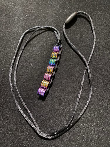 Customer photo review of Necklace Silkworm by Kaiko