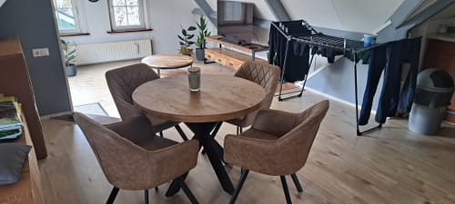 Customer photo review of Tenno draaibare stoel - Taupe