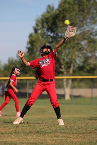 Customer photo review of NEO Softball Fielder's Mask