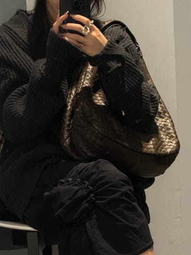 Customer photo review of Medium Campana Hobo
