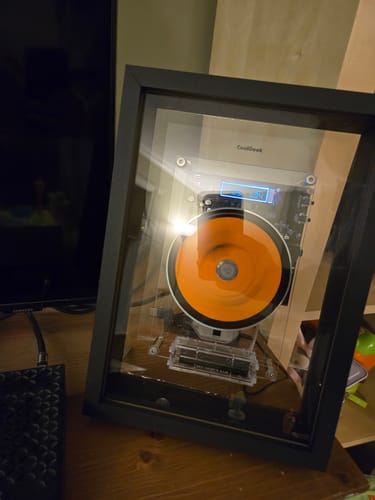 Customer photo review of M1 Music Frame CD Player