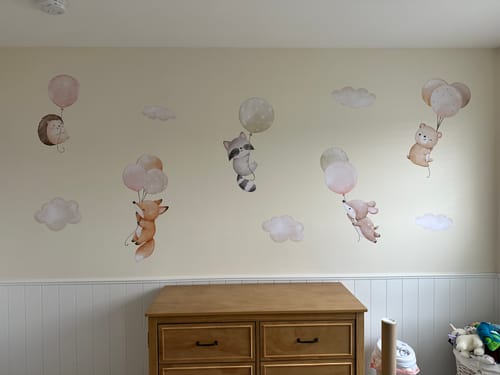 Customer photo review of Pastel Animals on Balloons