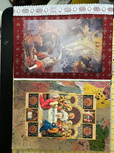 Customer photo review of The Last Supper – 3 sizes – by Max Schmalzl, from a Roman Missale – Catholic Art Print – Archival Quality