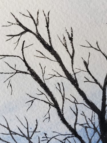 Customer photo review of SketchBox Signature Liner Brush - Size 4