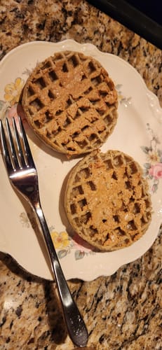 Customer photo review of Protein Waffles To Go