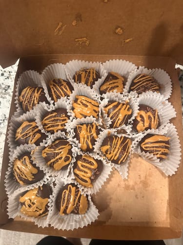 Customer photo review of Cheesecake Bites