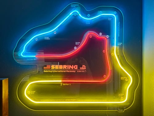 Customer photo review of Sebring International Raceway Neon Race Track