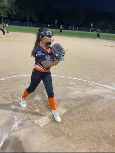 Customer photo review of NEO Softball Fielder's Mask