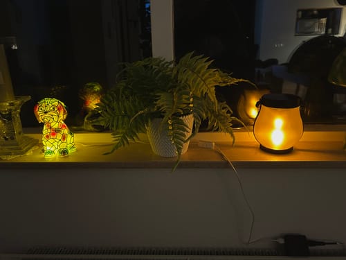 Customer photo review of Glødflamme – lanternen med den evige flamme