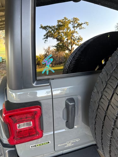 Customer photo review of Print Custom Stickers