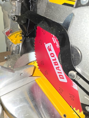Customer photo review of Dust Collection Chute for DeWalt DWS779/780 Sliding Miter Saw