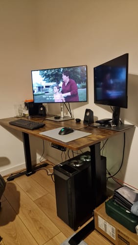 Customer photo review of D03 Electric Adjustable Standing Desk