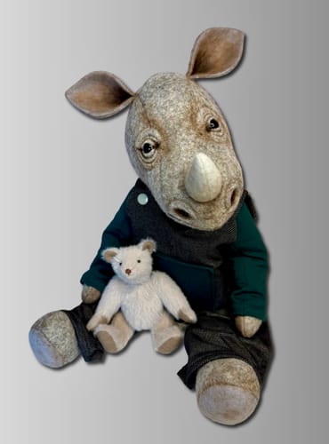 Customer photo review of Rhino Play Doll PDF Pattern and Video Tutorial