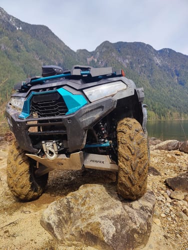Customer photo review of Full Skid Plate Kit — Kawasaki Brute Force 650/750 (2008—26)