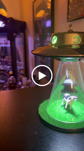 Customer video review of The Original Alien Abduction Lamp