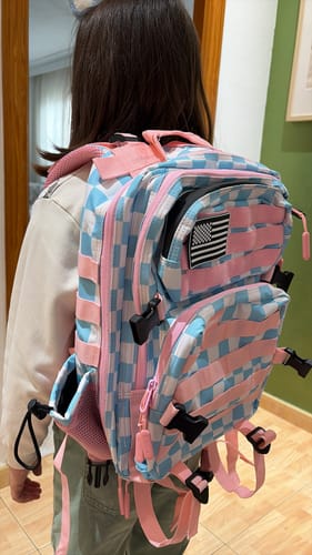 Customer photo review of Mochila Táctica 25L All In Vichy