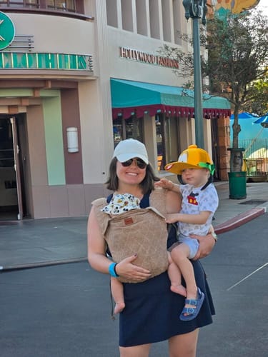 Customer photo review of Happy Baby Original Baby Carrier