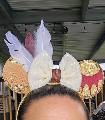 Customer photo review of Pocahontas Mickey Ears