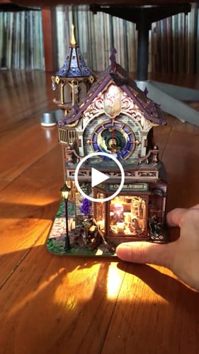 Customer video review of Magic Clock Tower DIY Miniature Kit