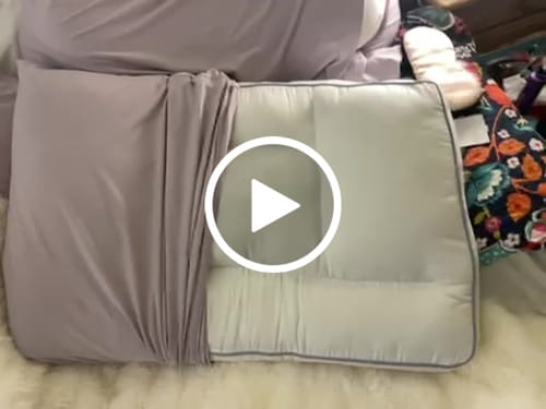 Customer video review of Adapt Pillow