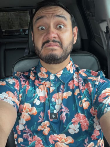 Customer photo review of Flower Fade - Navy