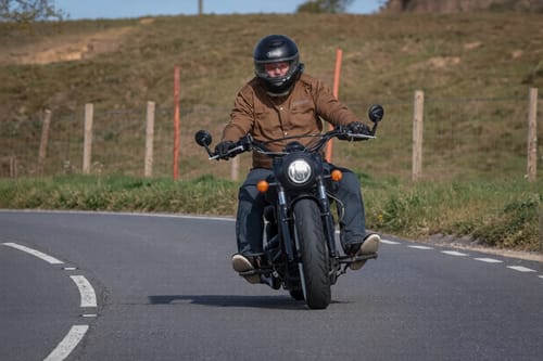Customer photo review of AAA-Rated Roadskin 'Cole' Motorcycle Jacket For Men - XL