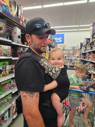 Customer photo review of Happy Baby Original Baby Carrier