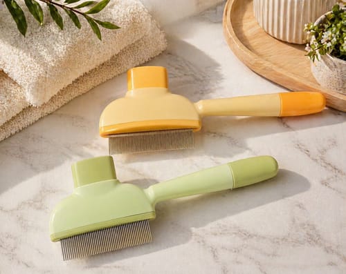 Customer photo review of Cat Dog Comb Groomer Brush