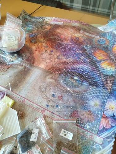 Customer photo review of 5D Diamond Painting – Glimmer of Souls