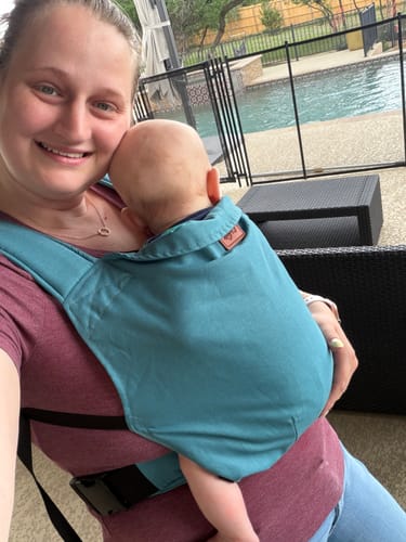 Customer photo review of Happy Baby Lite Baby Carrier (No Hood/Pocket)