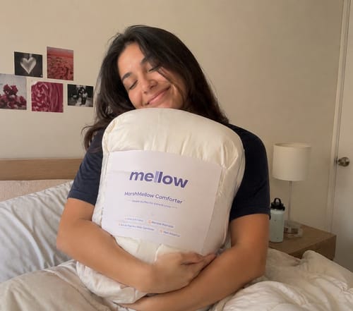 Customer photo review of MarshMellow Comforter