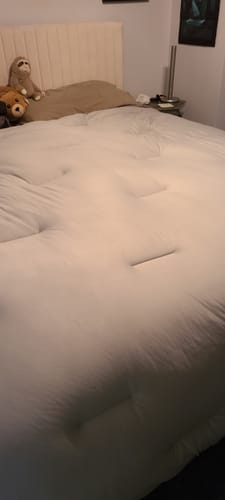 Customer photo review of MarshMellow Comforter