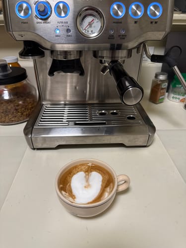 Customer photo review of High Diffusion Espresso Shower Screen - Breville