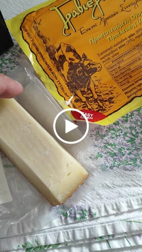 Customer video review of Graviera Naxou PDO – Traditional Greek Aged Cheese from Cow & Goat Milk (250g)